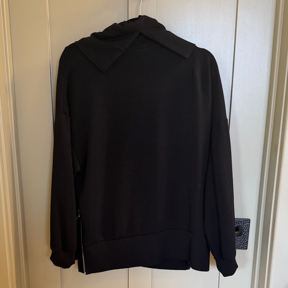 Varley Black priya longline sweat - Picture 6 of 6
